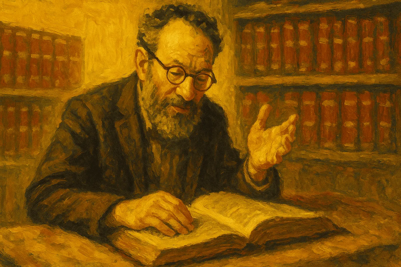 Image fictive de Daniel Boyarin, qui ne représente pas réellement le penseur contemporain