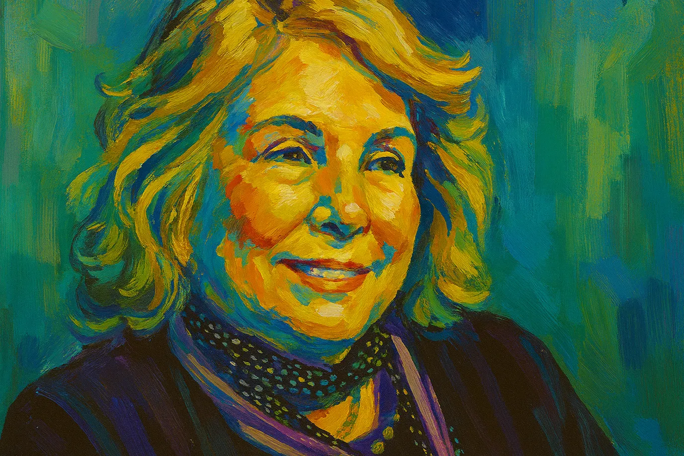 Représentation imaginaire et fictive de Deborah Mayo, philosophe américaine contemporaine, ne représentant pas réellement le personnage.