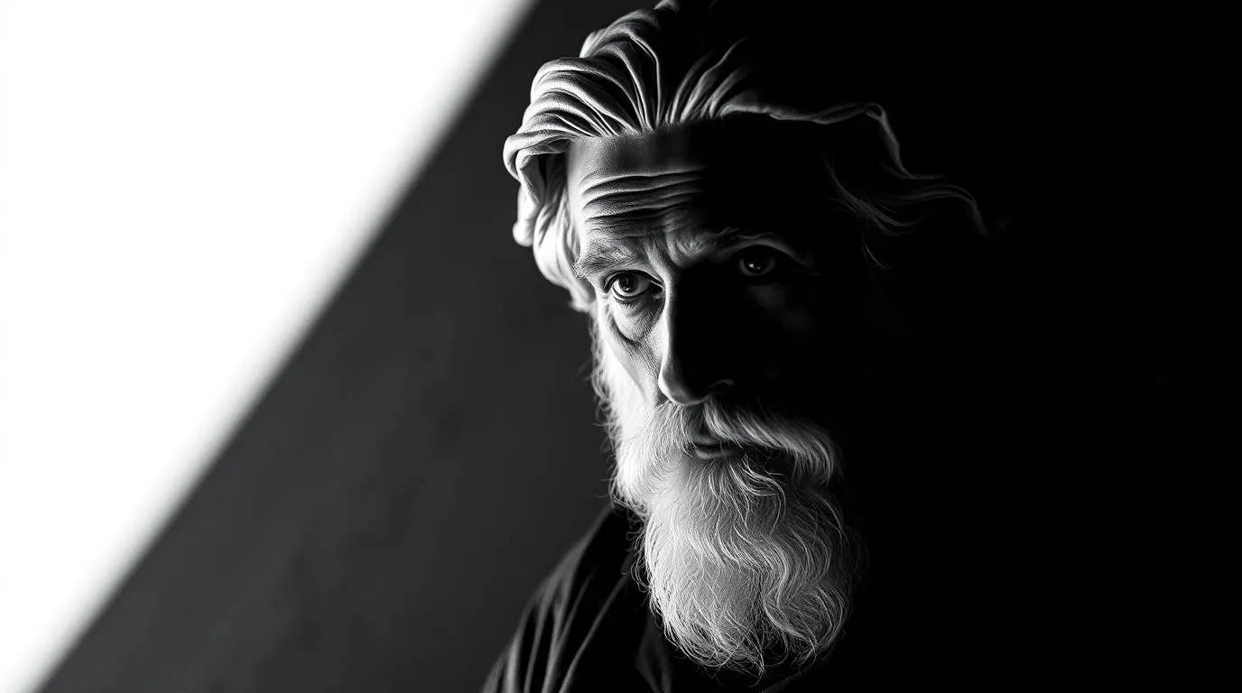 Portrait du philosophe présocratique Héraclite d'Éphèse, penseur du flux universel et de l'harmonie des contraires