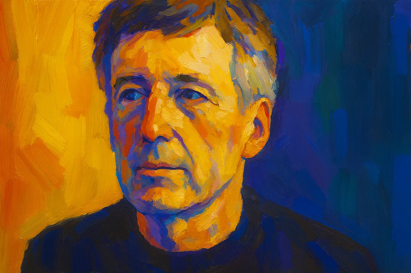 Image fictive et imaginaire de Patrick Maher, philosophe analytique spécialiste de la probabilité inductive, ne le représentant pas réellement