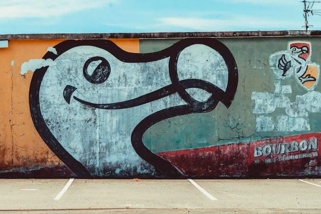 Photo d'une peinture murale d'urban art
