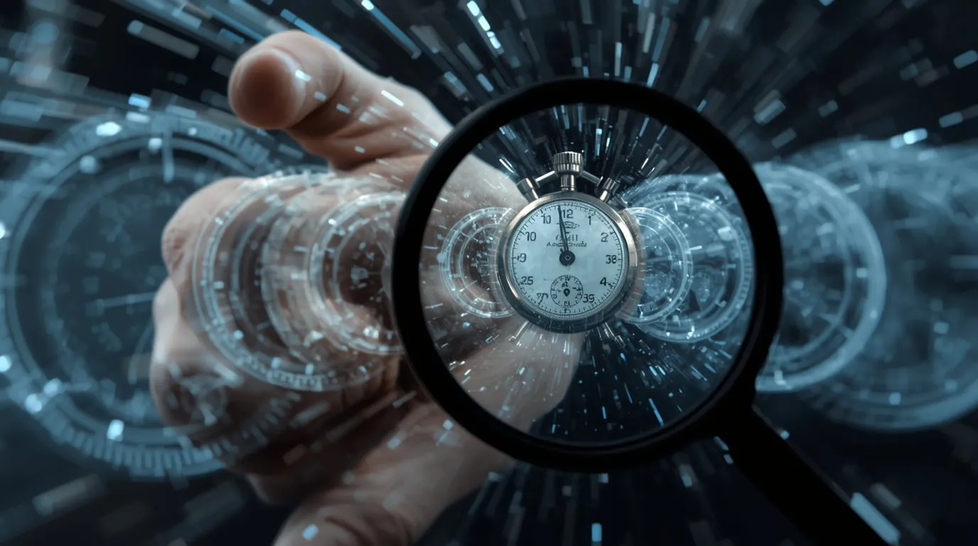des éléments de mesure du temps fracturés